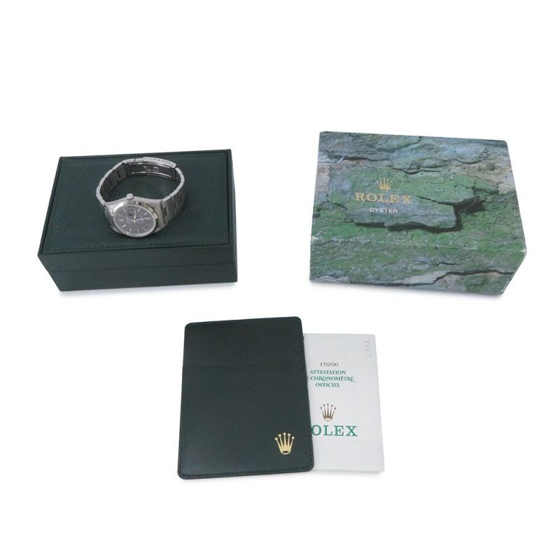 ロレックス オイスターパーペチュアル デイト T番 115200 ROLEX 腕時計 黒文字盤