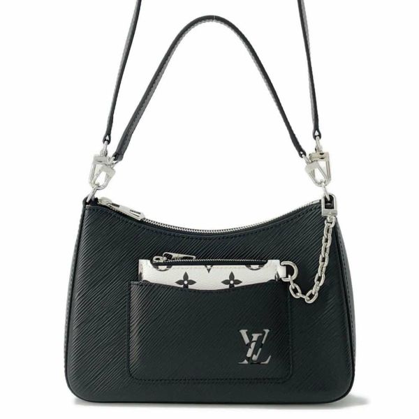 ルイヴィトン ハンドバッグ エピ マレル M80689 LOUIS VUITTON 2wayショルダーバッグ 黒 ブラック