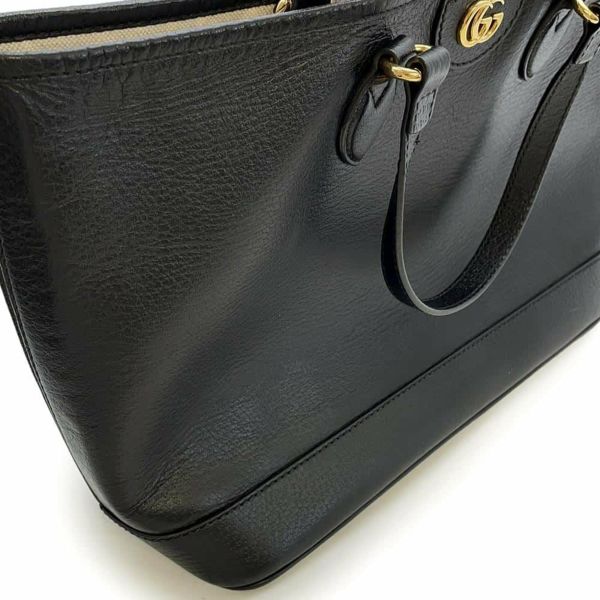 グッチ ハンドバッグ スモール レザー 765043 GUCCI 2wayトートバッグ 黒