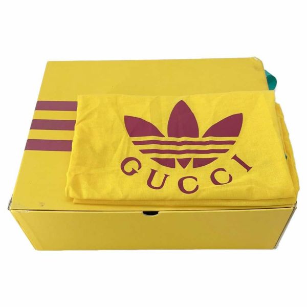 グッチ サンダル アディダスコラボ プラットフォーム シルク レディースサイズ37 1/2 702294 GUCCI adidas 靴