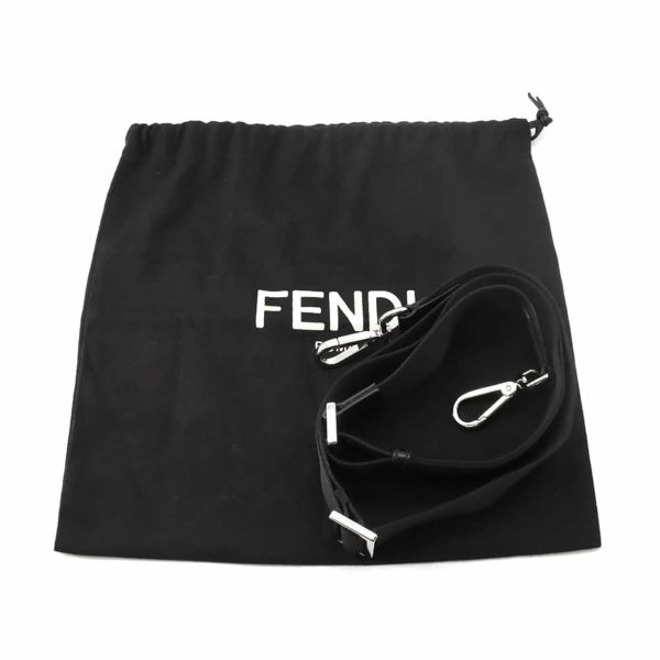 フェンディ ハンドバッグ ズッカ キャンバス 7VA552 FENDI 2wayショルダーバッグ 黒