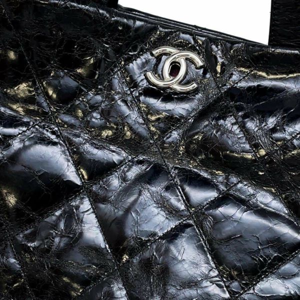 シャネル ハンドバッグ マトラッセ ココマーク ポートベロー CHANEL 2wayチェーントートバッグ 黒