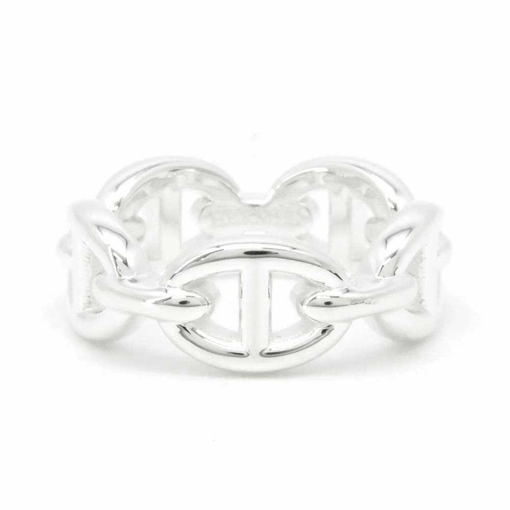 エルメス リング シェーヌダンクル アンシェネPM SV925シルバー リングサイズ49 HERMES 指輪 ジュエリー