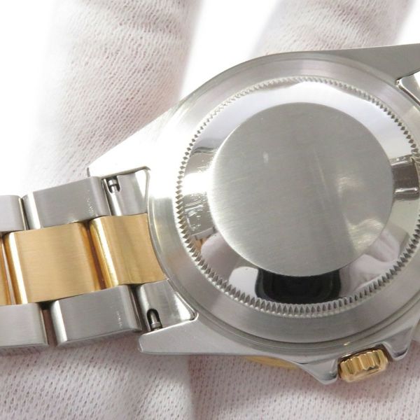 ロレックス GMTマスター2 D番 SS/K18YG 16713 ROLEX 腕時計 ブラウン文字盤