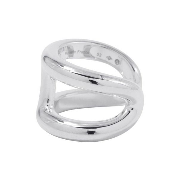 エルメス リング オスモズGM Osmose SV925シルバー リングサイズ53 HERMES ジュエリー 指輪