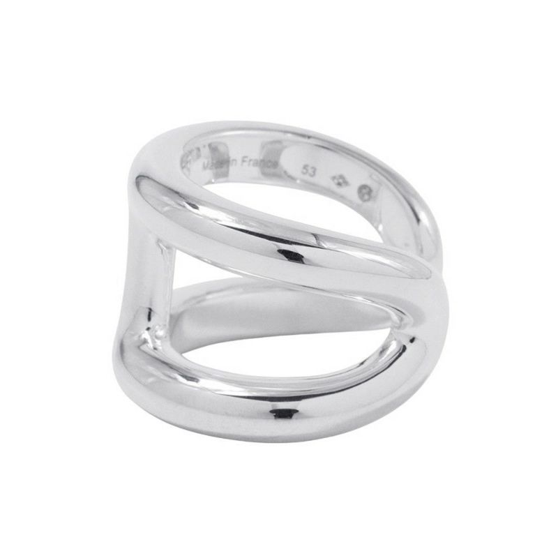 エルメス リング オスモズGM Osmose SV925シルバー リングサイズ53 HERMES ジュエリー 指輪