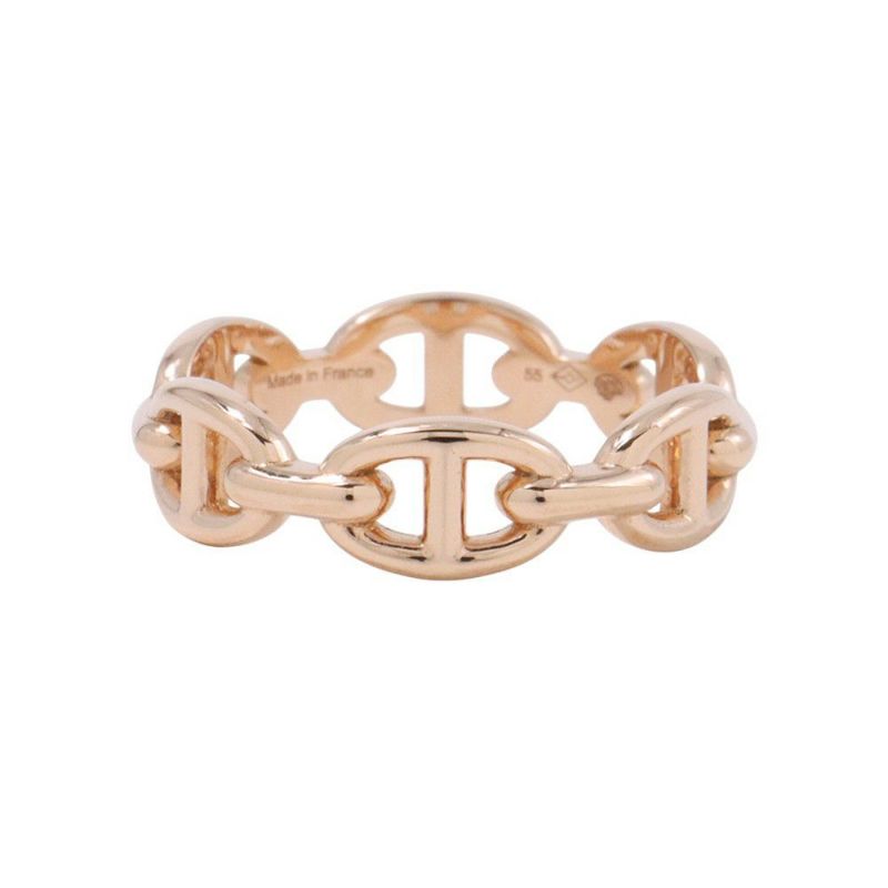 エルメス リング シェーヌダンクル アンシェネPM Enchainee K18PGピンクゴールド リングサイズ55 HERMES ジュエリー