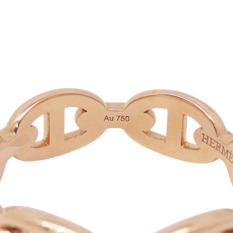 エルメス リング シェーヌダンクル アンシェネPM Enchainee K18PGピンクゴールド リングサイズ55 HERMES ジュエリー