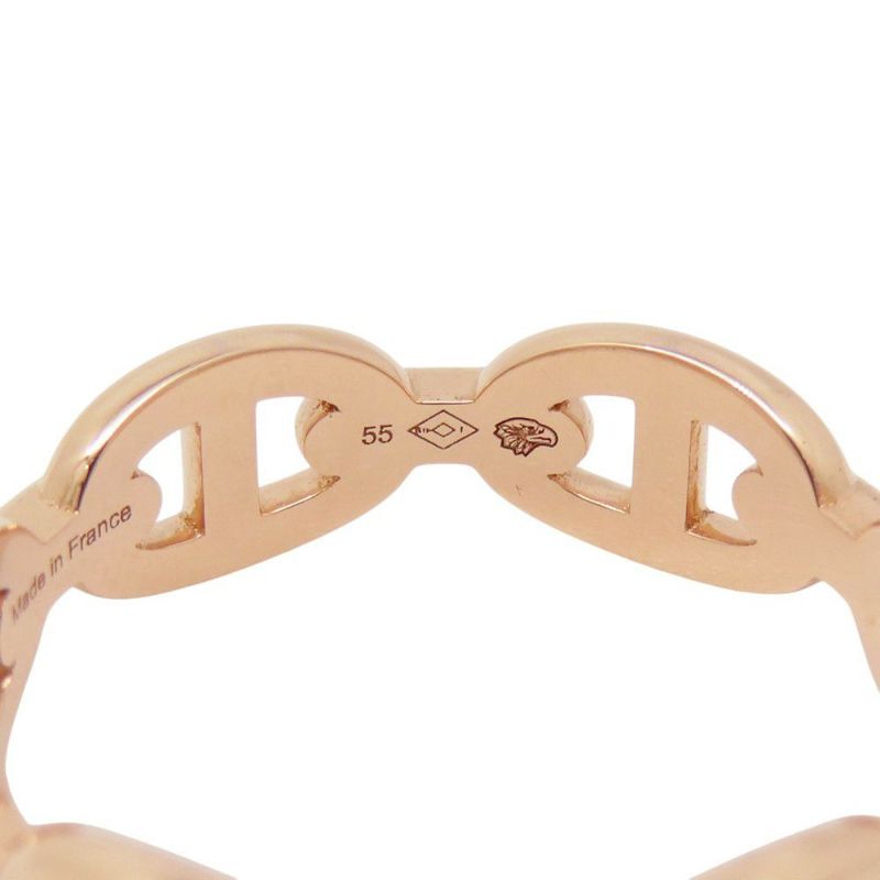 エルメス リング シェーヌダンクル アンシェネPM Enchainee K18PGピンクゴールド リングサイズ55 HERMES ジュエリー