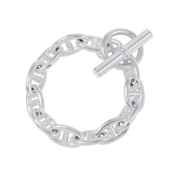 エルメス ブレスレット シェーヌダンクルGM 12コマ SV925シルバー HERMES ジュエリー