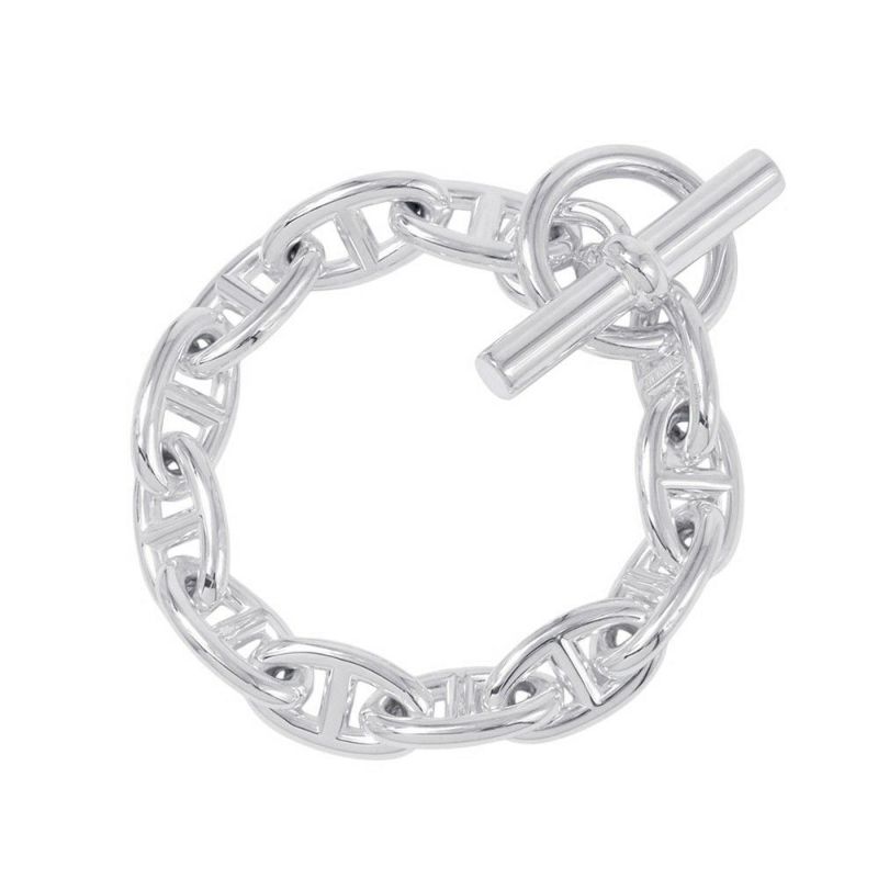 エルメス ブレスレット シェーヌダンクルGM 12コマ SV925シルバー HERMES ジュエリー