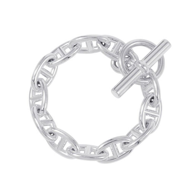 エルメス ブレスレット シェーヌダンクルGM 12コマ SV925シルバー HERMES ジュエリー