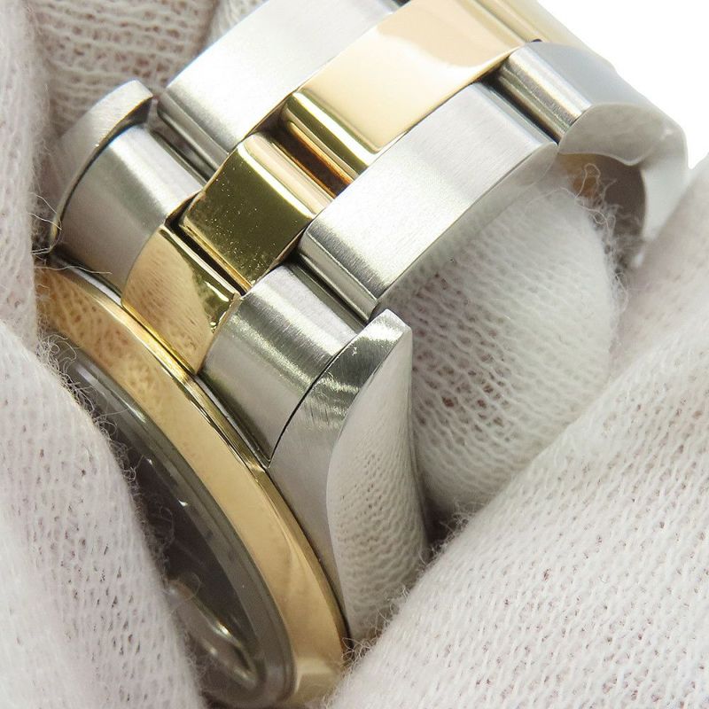 ロレックス デイトジャスト T番 SS/K18YG 69163 ROLEX 腕時計 黒文字盤