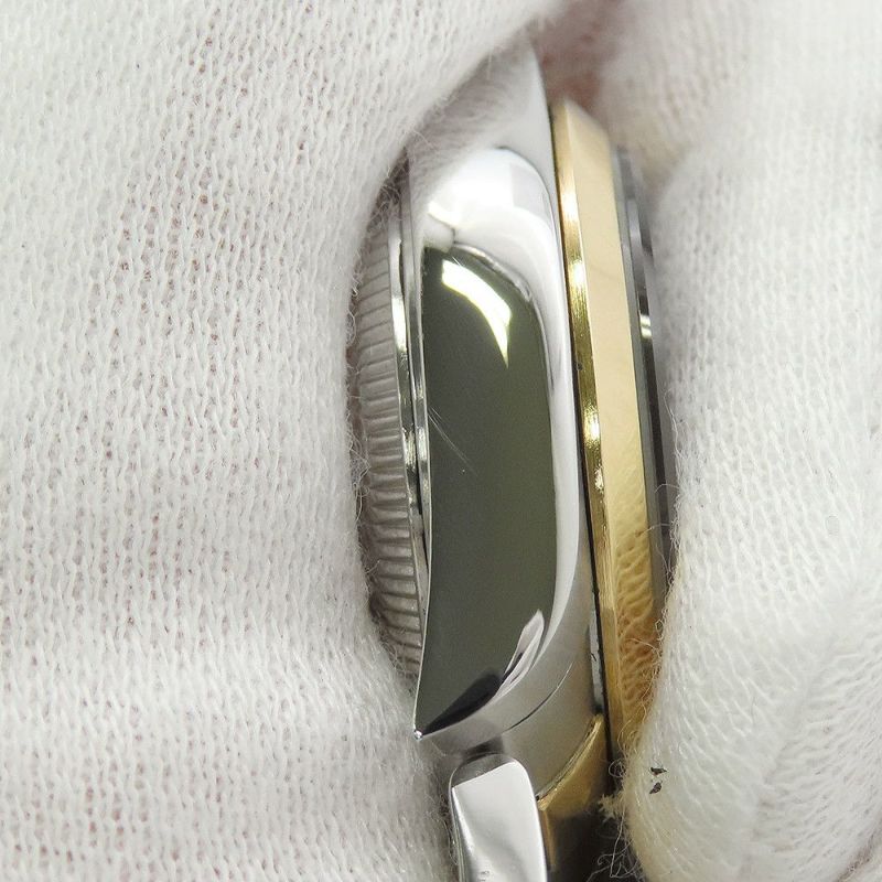 ロレックス デイトジャスト T番 SS/K18YG 69163 ROLEX 腕時計 黒文字盤