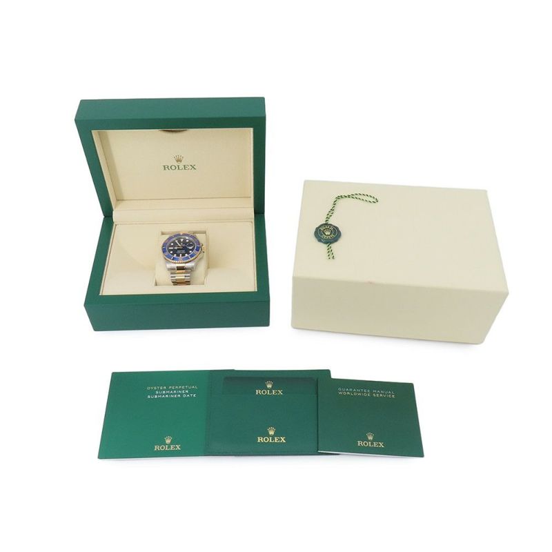 ロレックス サブマリーナ デイト コンビ SS/K18YG ランダムシリアル 126613LB ROLEX 腕時計 ブルー文字盤