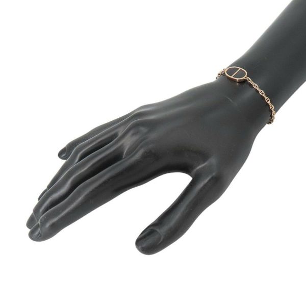 エルメス ブレスレット シェーヌダンクル ヴェルソ K18PGピンクゴールド/ブラックセラミック サイズXS HERMES ジュエリー