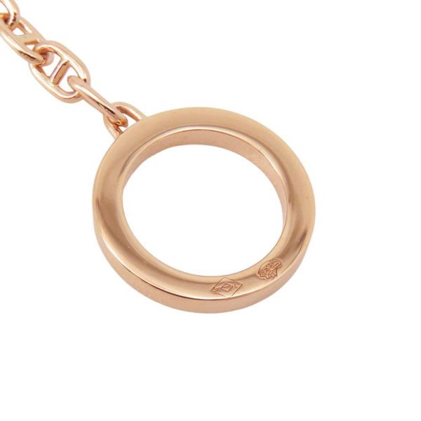 エルメス ブレスレット シェーヌダンクル ヴェルソ K18PGピンクゴールド/ブラックセラミック サイズXS HERMES ジュエリー