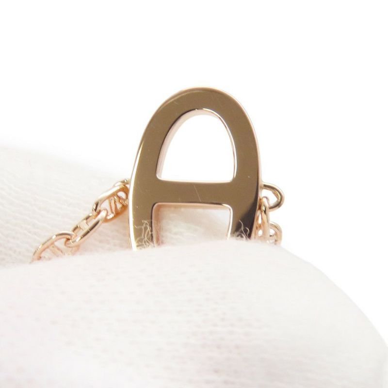 エルメス ブレスレット シェーヌダンクル コントゥール ダイヤモンド 33P 計0.16ct K18PGピンクゴールド サイズXS