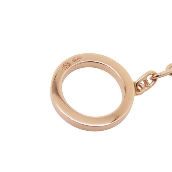 エルメス ブレスレット シェーヌダンクル コントゥール ダイヤモンド 33P 計0.16ct K18PGピンクゴールド サイズXS