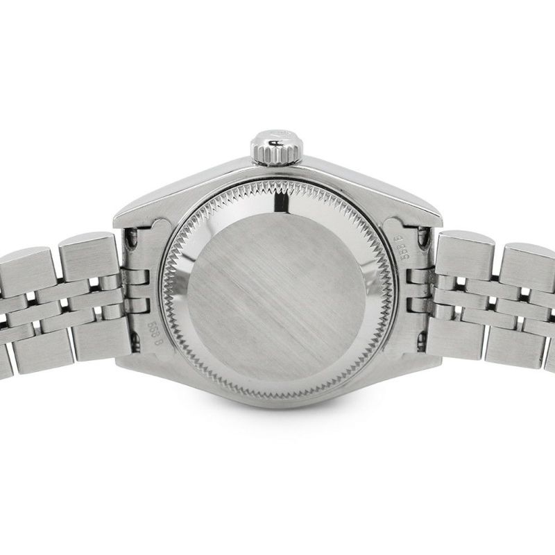 ロレックス デイトジャスト 26 SS/K18WGホワイトゴールド 10Pダイヤ K番 79174G ROLEX 腕時計 黒文字盤