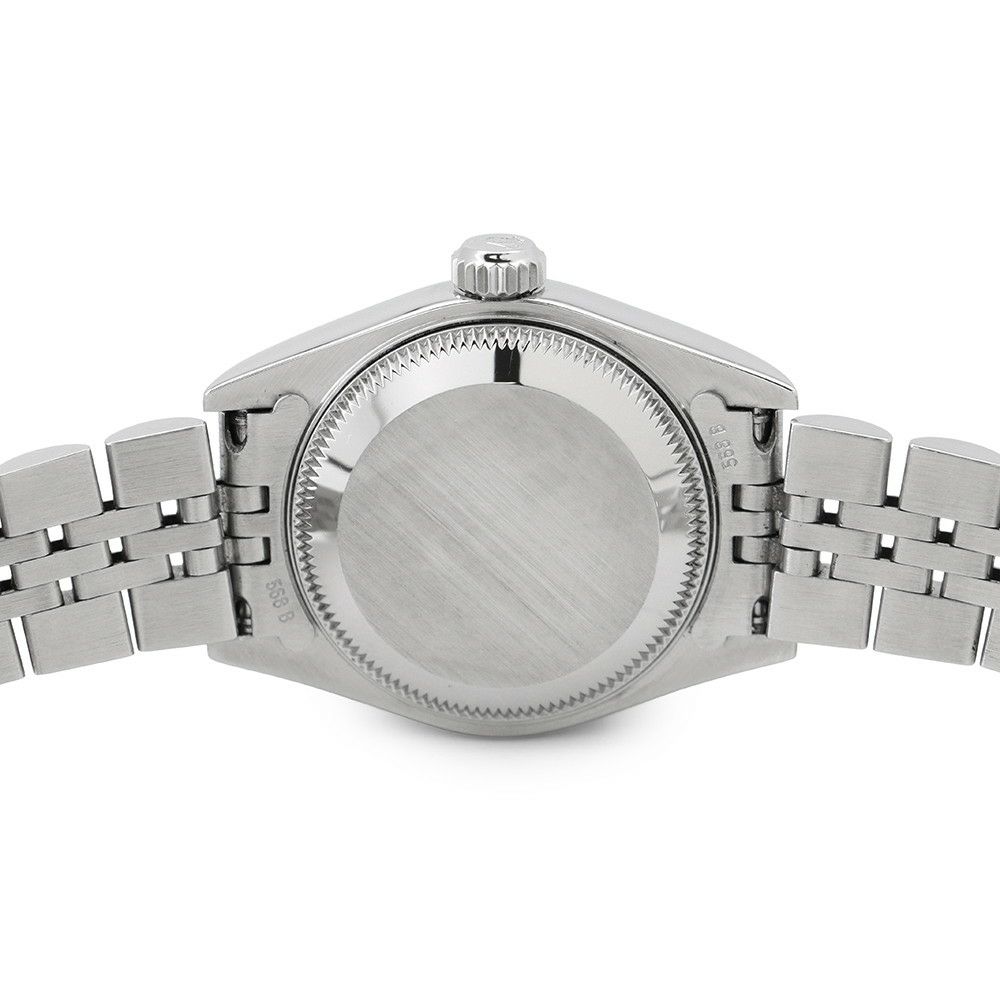 ロレックス デイトジャスト 26 SS/K18WGホワイトゴールド 10Pダイヤ K番 79174G ROLEX 腕時計 黒文字盤