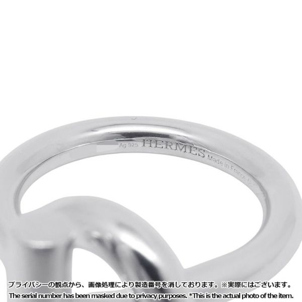 エルメス リング エシャペ MM Echapee SV925シルバー リングサイズ58 HERMES ジュエリー 指輪