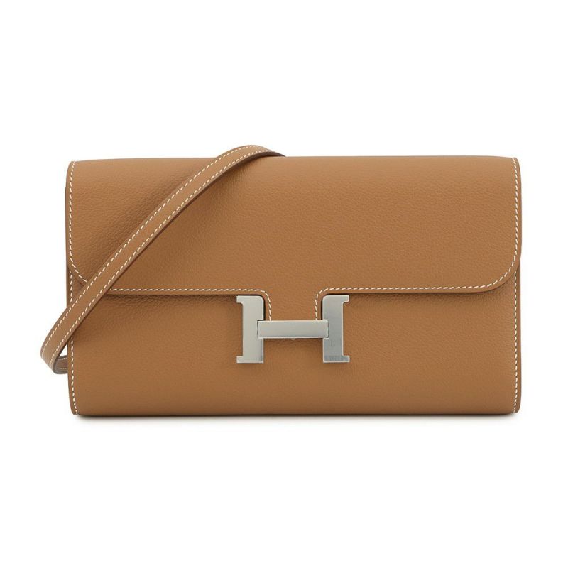 エルメス 長財布 コンスタンス トゥーゴー ロング ゴールド/シルバー金具 エバーカラー K刻印