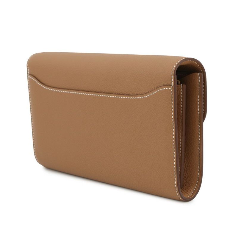 エルメス 長財布 コンスタンス トゥーゴー ロング ゴールド/シルバー金具 エバーカラー K刻印