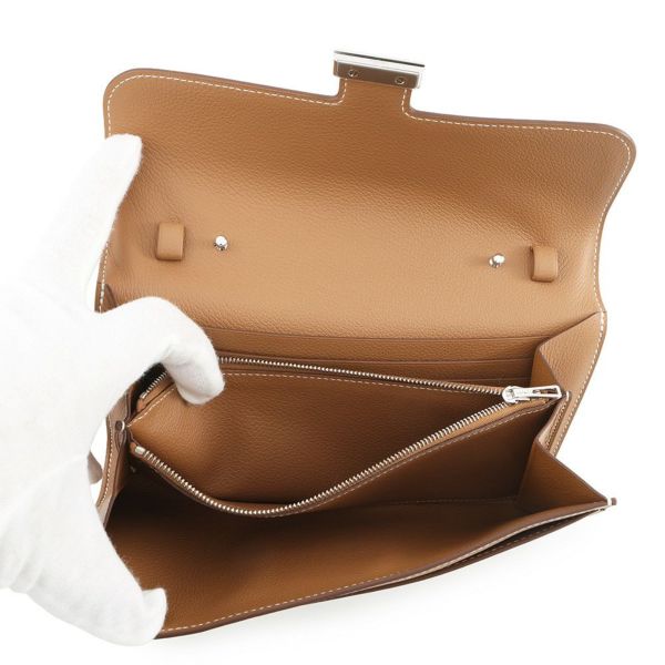 エルメス 長財布 コンスタンス トゥーゴー ロング ゴールド/シルバー金具 エバーカラー K刻印