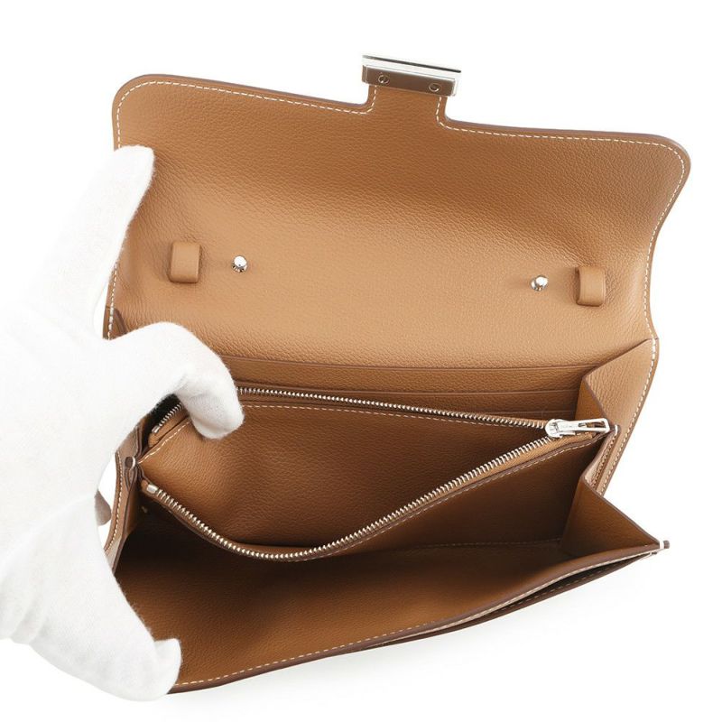 エルメス 長財布 コンスタンス トゥーゴー ロング ゴールド/シルバー金具 エバーカラー K刻印