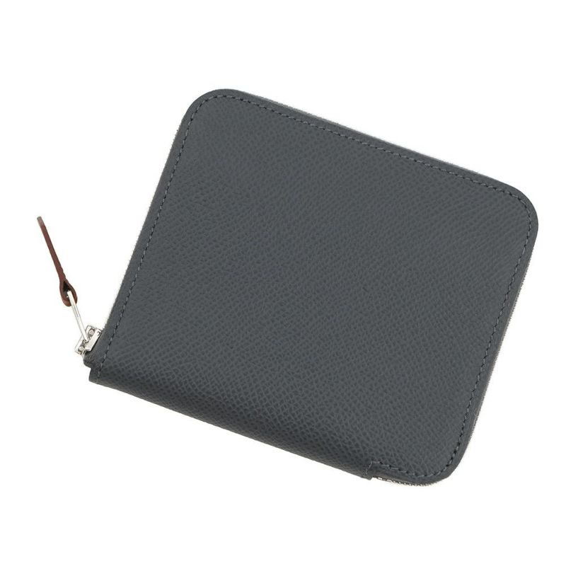 エルメス コインケース アザップコンパクト シルクイン アルドワーズ/シルバー金具 エプソン K刻印