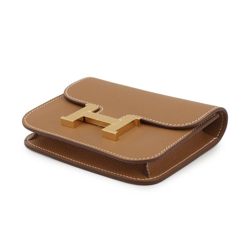 エルメス 財布 コンスタンス スリム ゴールド/ゴールド金具 エプソン W刻印 HERMES 財布