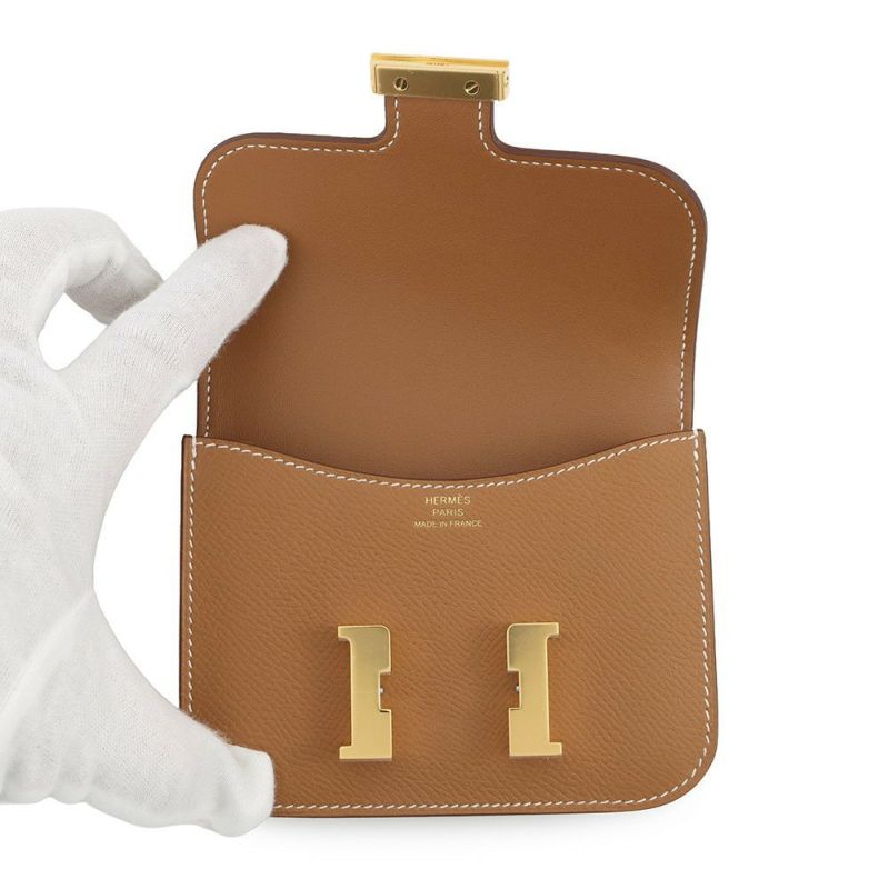 エルメス 財布 コンスタンス スリム ゴールド/ゴールド金具 エプソン W刻印 HERMES 財布