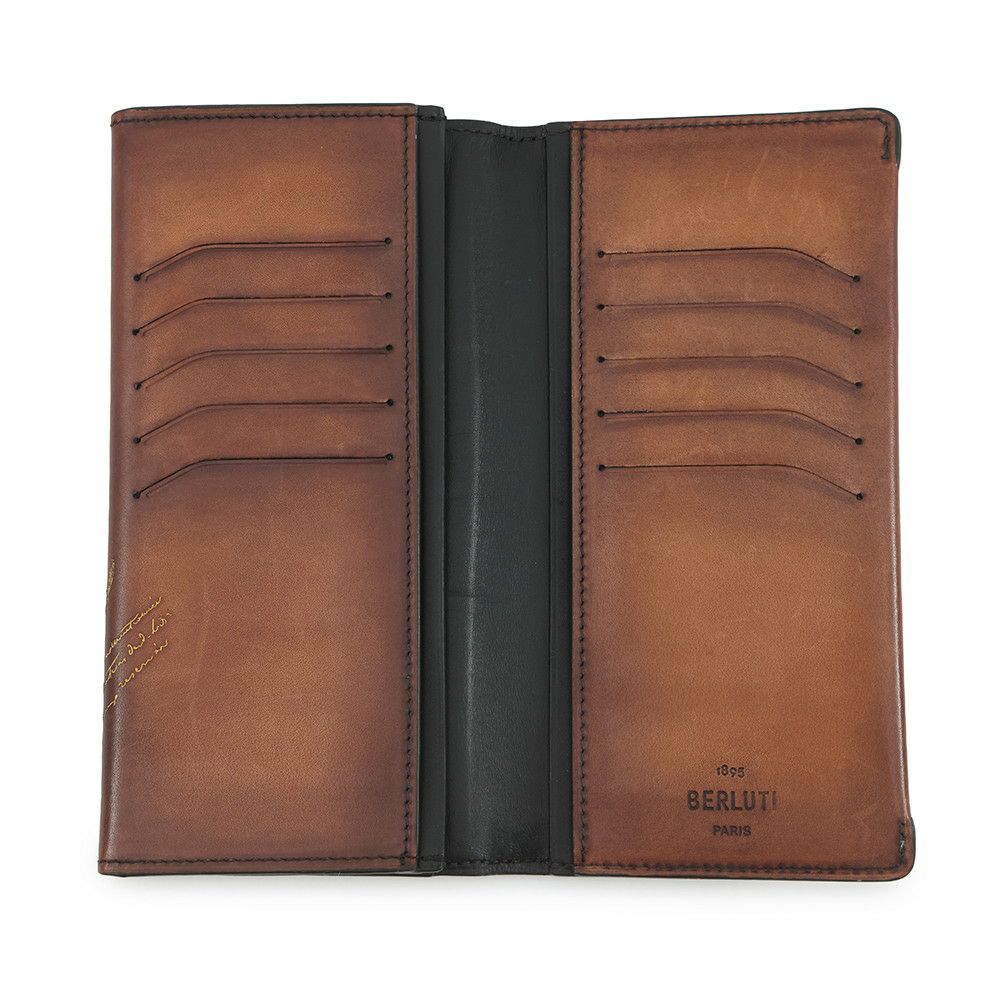 ベルルッティ 長財布 エスパス スクリットレザー ロングウォレット Berluti メンズ