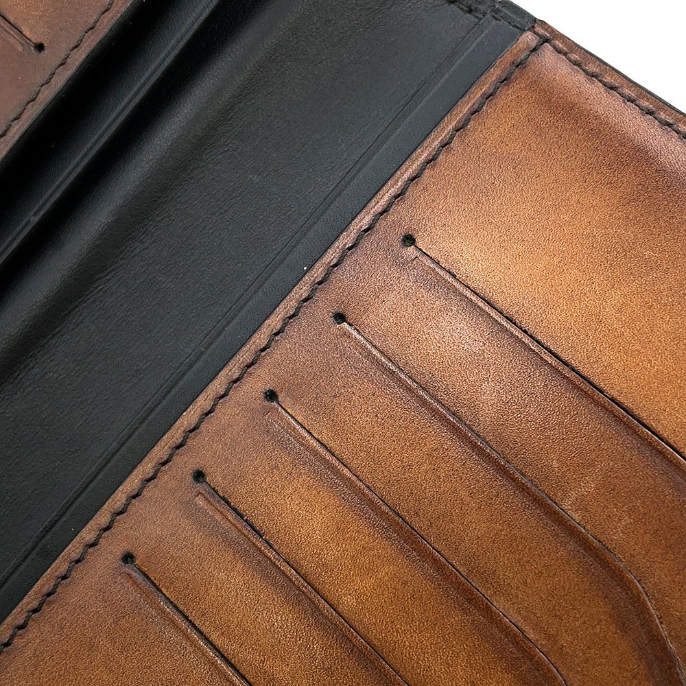 ベルルッティ 長財布 エスパス スクリットレザー ロングウォレット Berluti メンズ