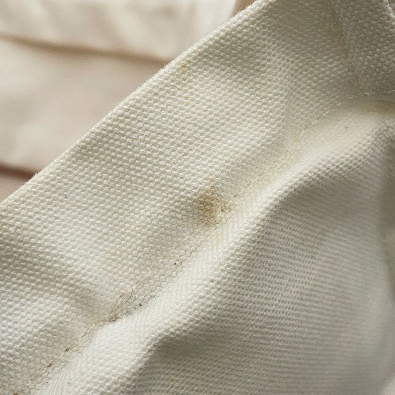 エルメス マザーズバッグ アダダ キャンバス 馬モチーフ HERMES トートバッグ ポーチ付き 白