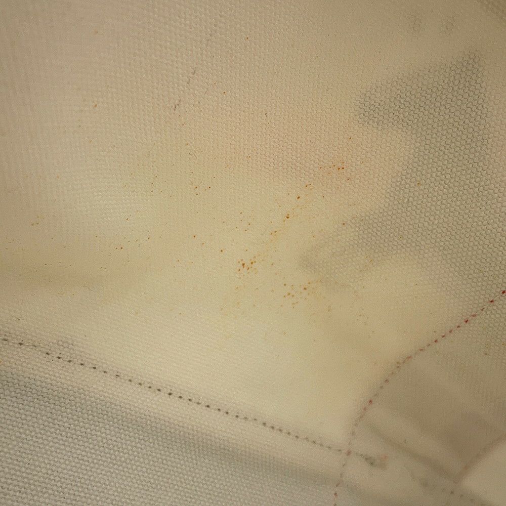 エルメス マザーズバッグ アダダ キャンバス 馬モチーフ HERMES トートバッグ ポーチ付き 白