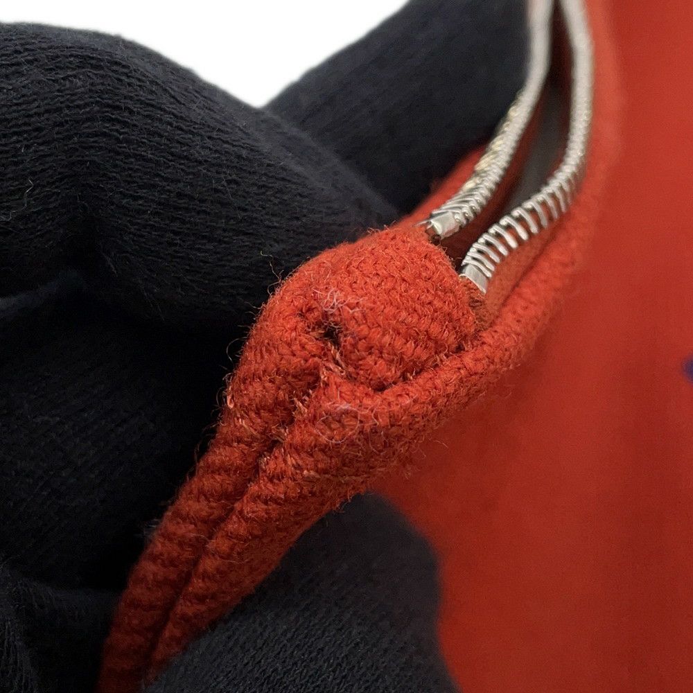 エルメス フラットポーチ HナッテGM トメット/シルバー金具 ウール HERMES 小物入れ