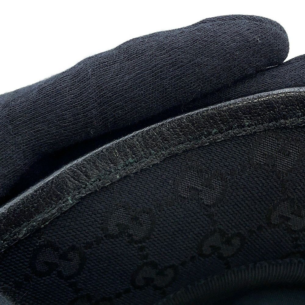 グッチ バケットハット GGキャンバス バケットハット サイズS(57cm) 576587 GUCCI 帽子 メンズ 黒