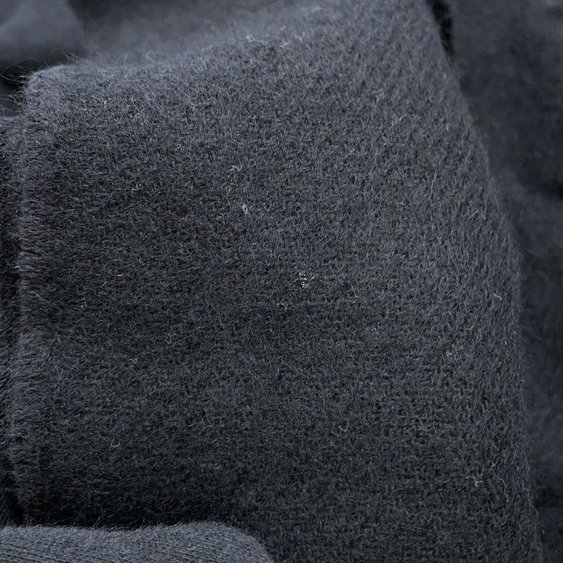 シャネル マフラー ココマーク フェイクパール カシミヤ CHANEL 黒