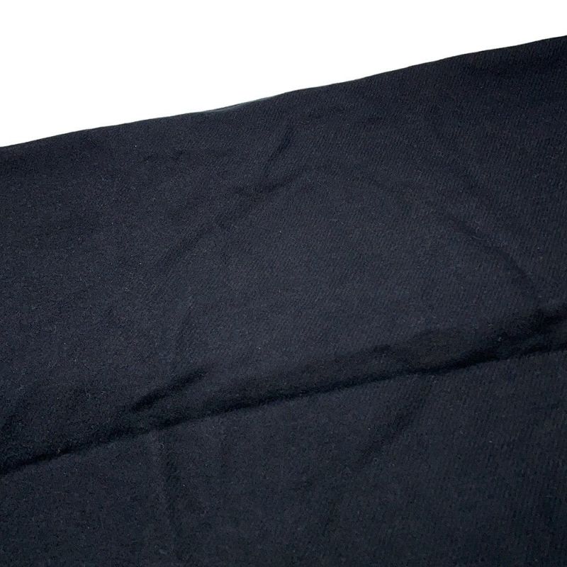 シャネル マフラー ココマーク フェイクパール カシミヤ CHANEL 黒