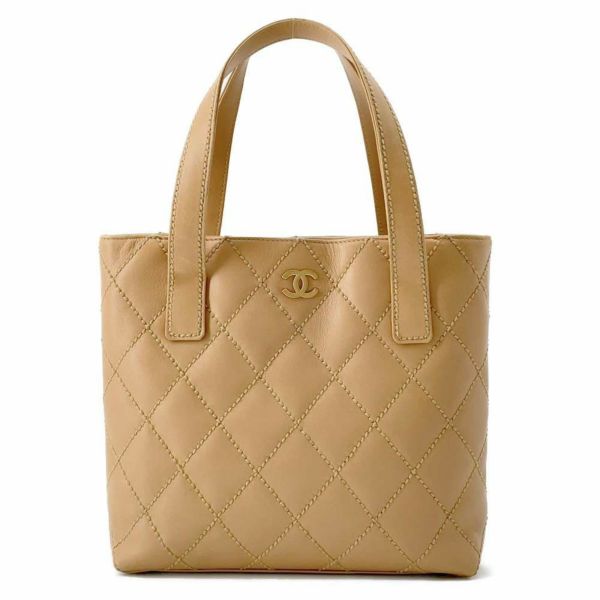 シャネル トートバッグ ワイルドステッチ ココマーク マトラッセ A18126 CHANEL バッグ ハンドバッグ