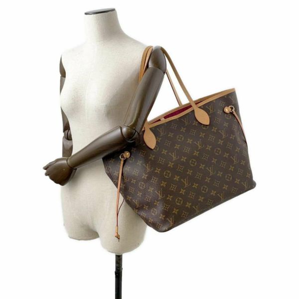 ルイヴィトン トートバッグ モノグラム ネヴァーフルMM ポーチ付き M41178 LOUIS VUITTON