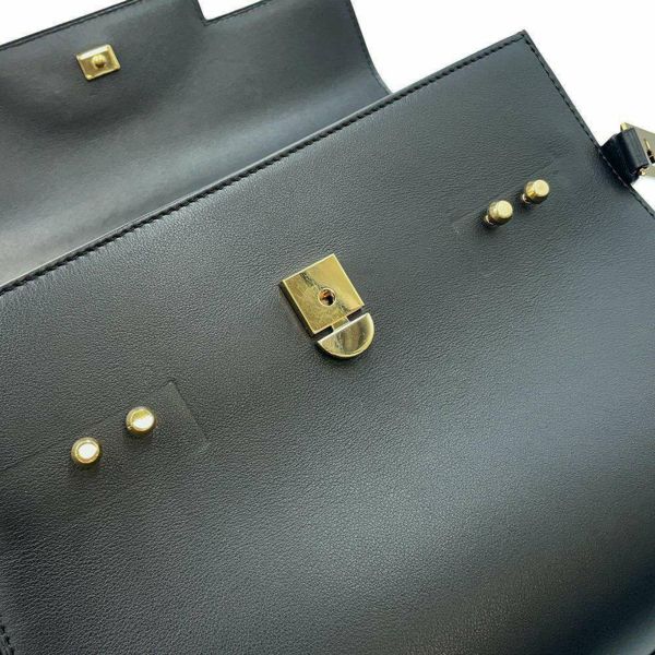 デルヴォー ハンドバッグ タンペートMM レザー Delvaux デルボー 2wayショルダーバッグ 黒