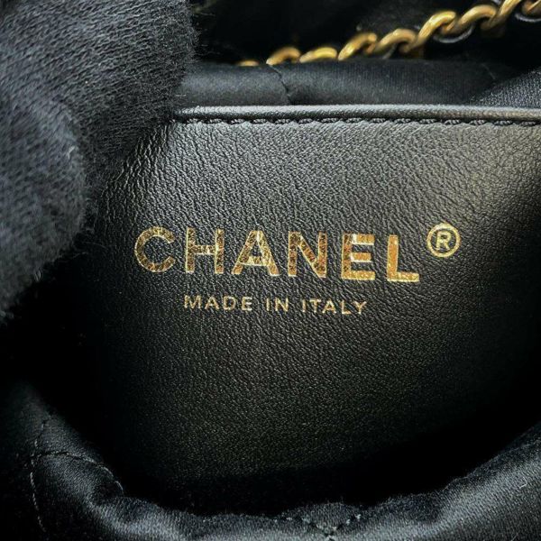 シャネル ハンドバッグ CHANEL 22 ミニ ココマーク シャイニーカーフレザー AS3980 CHANEL 2wayショルダーバッグ 黒