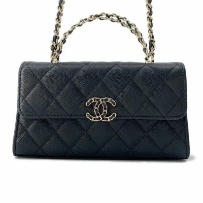 シャネル チェーンショルダーバッグ マトラッセ ココマーク シャイニーカーフレザー AS4051 CHANEL 黒 安心保証 |  中古・新品ブランド販売ギャラリーレア公式通販