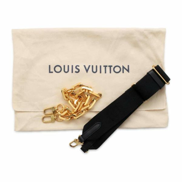 ルイヴィトン ショルダーバッグ ラムレザー/モノグラム クッサンPM M57790 LOUIS VUITTON 2way 黒 ブラック