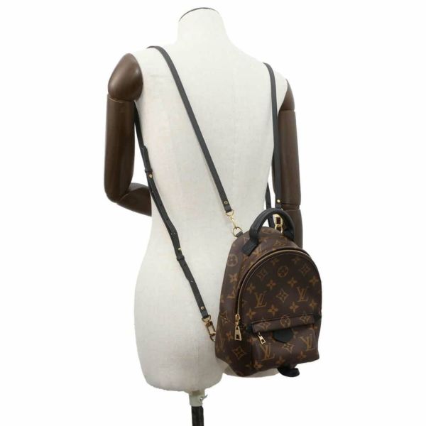 ルイヴィトン リュック モノグラム パームスプリングス バックパックMINI M44873 LOUIS VUITTON ミニバッグ 黒 ブラック