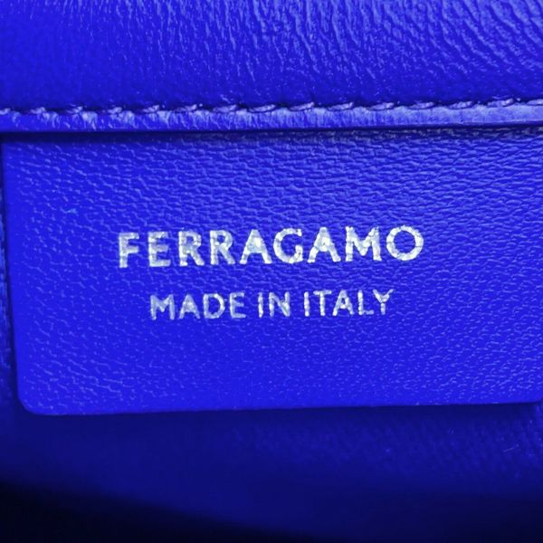 サルヴァトーレ・フェラガモ ハンドバッグ ロゴ ファブリック 214988 Ferragamo