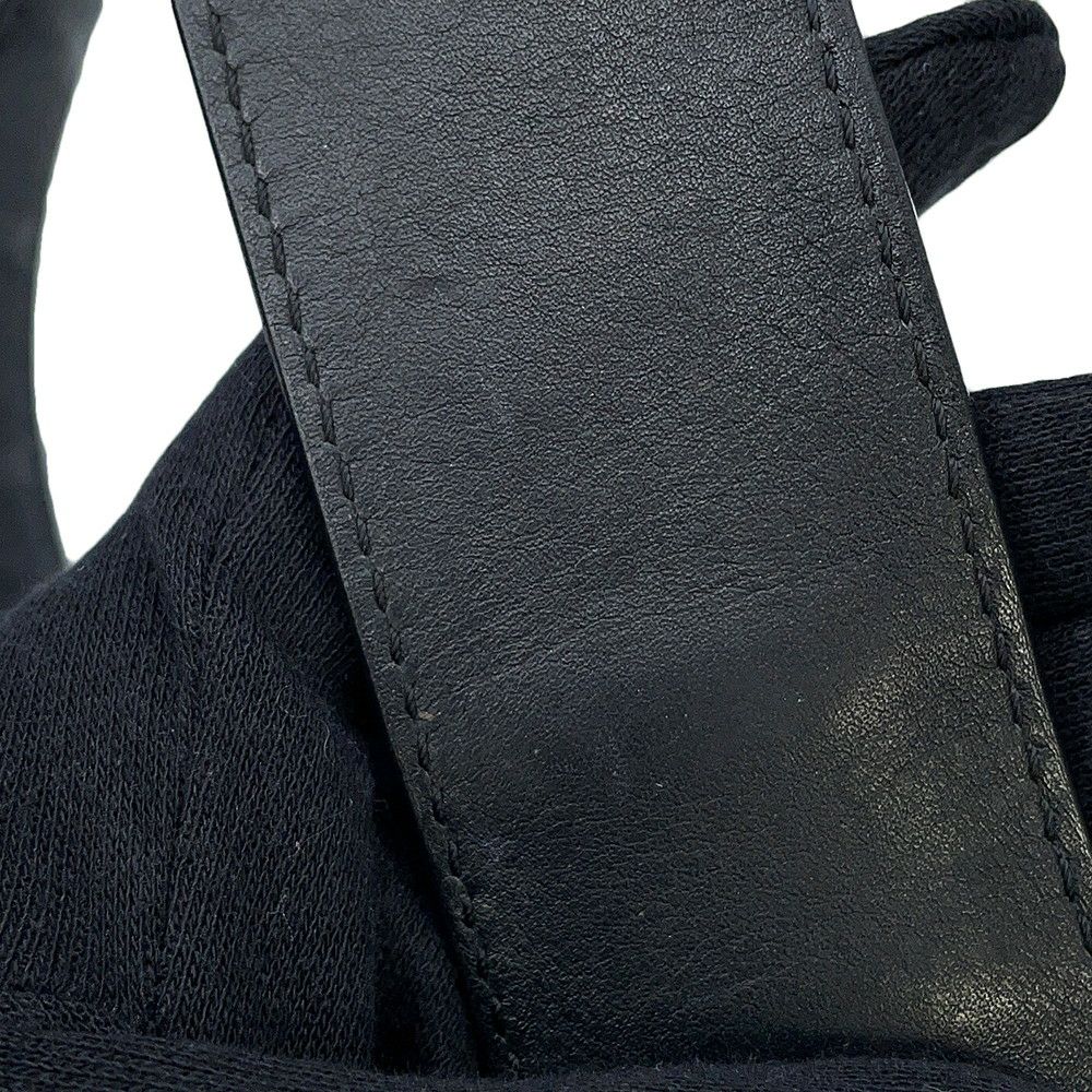 セリーヌ ハンドバッグ トラペーズ クロコ型押しレザー スエード CELINE 2way 黒